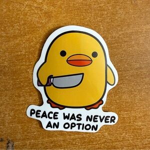 Cute Yellow Duck Sticker
